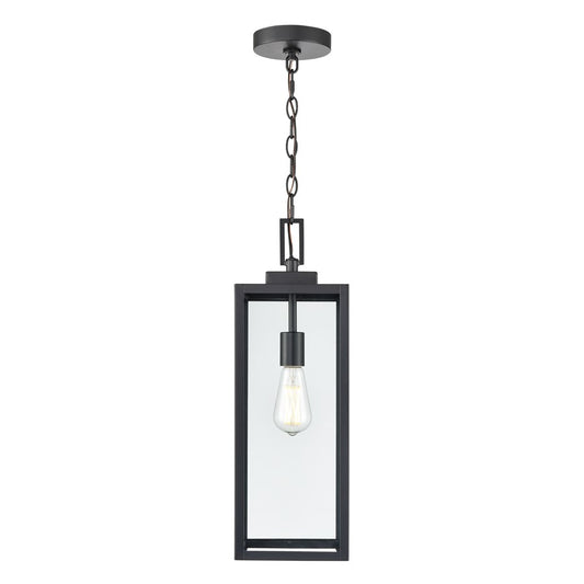 929 Lighting Atless 1Lt Outdoor Pendant, Black/Clear - 60191-PBK