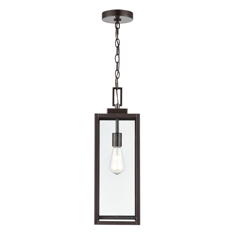 929 Lighting Atless 1Lt Outdoor Pendant, Bronze/Clear