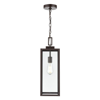 929 Lighting Atless 1Lt Outdoor Pendant, Bronze/Clear