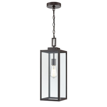 929 Lighting Atless 1Lt Outdoor Pendant, Bronze/Clear