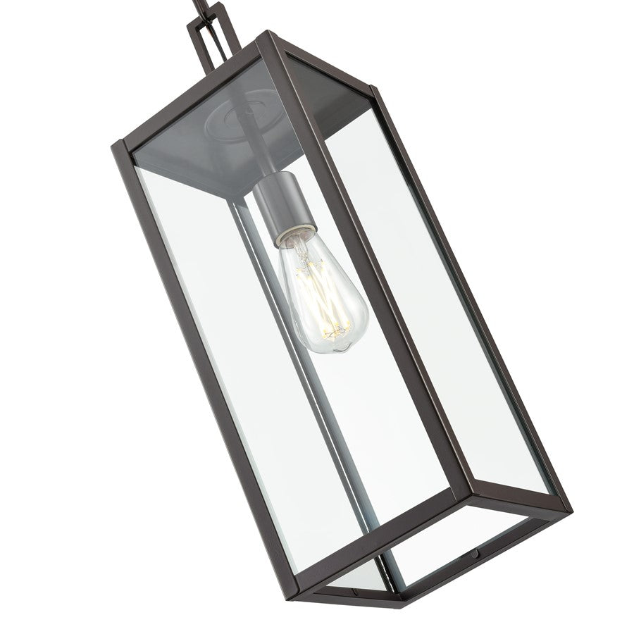 929 Lighting Atless 1Lt Outdoor Pendant, Bronze/Clear