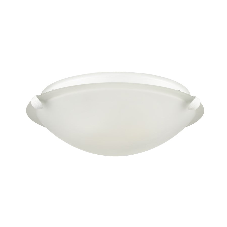 Millennium Lighting Sulona 2Lt 12" Flushmount, White/Frosted