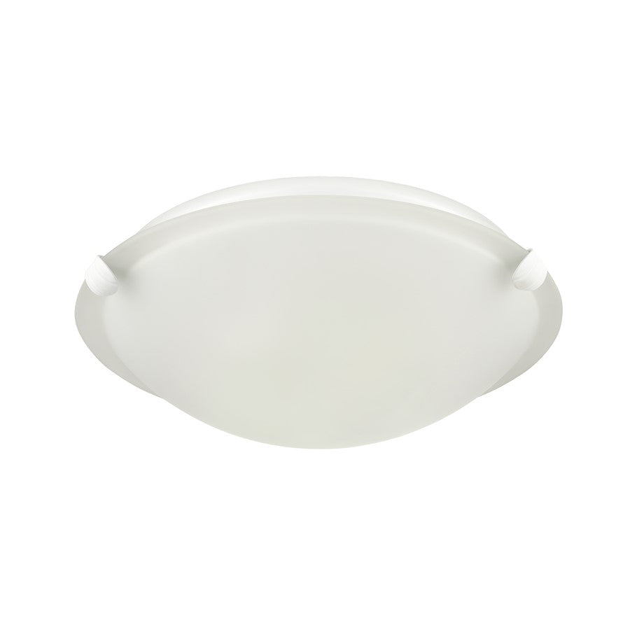Millennium Lighting Sulona 2Lt 12" Flushmount, White/Frosted
