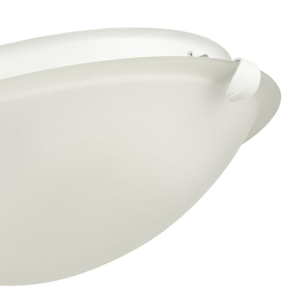 Millennium Lighting Sulona 2Lt 12" Flushmount, White/Frosted