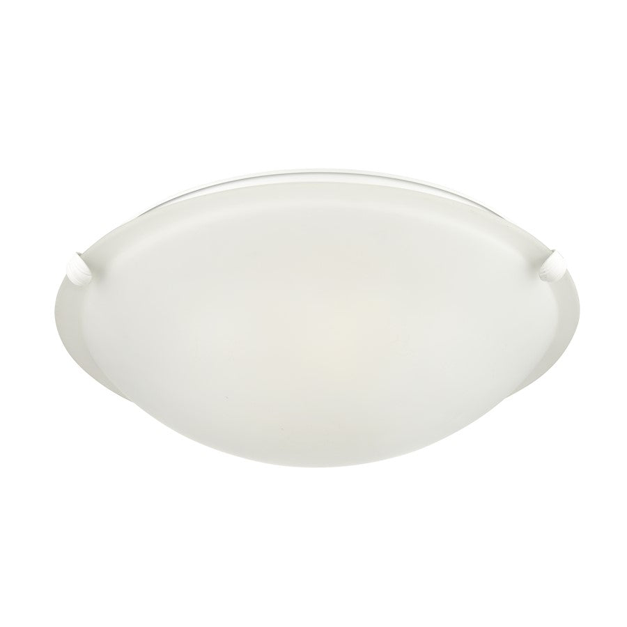 Millennium Lighting Sulona 2Lt 16" Flushmount, White/Frosted