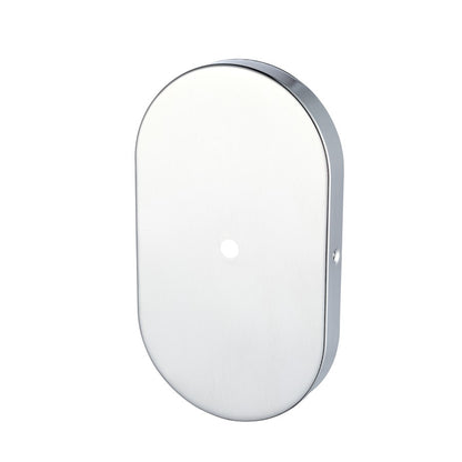 Millennium Knightsdale 9.25" High 1Lt Wall Sconce, Chrome/Clear