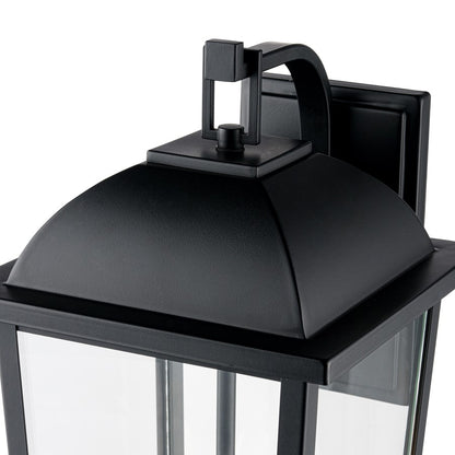Millennium Houston 20.5" High 2Lt Outdoor Wall Lantern Black/Clear