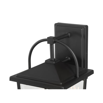 Millennium Lighting Strathden 1Lt Outdoor Wall Sconce, Coated Black