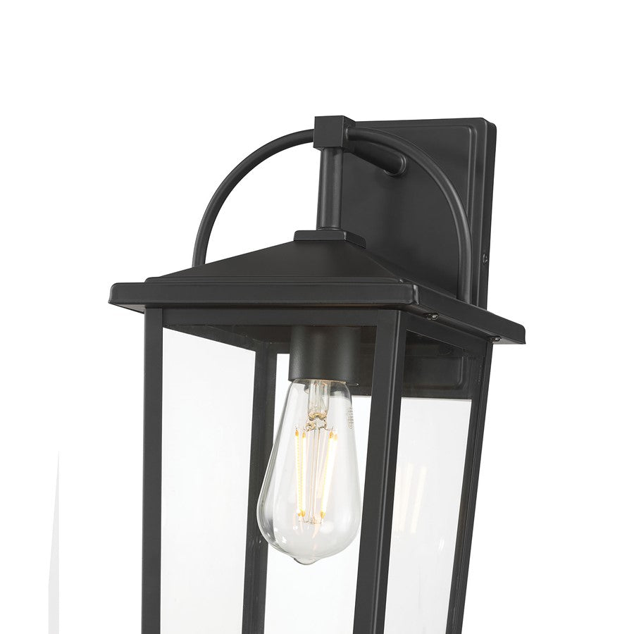 Millennium Lighting Strathden 1Lt Outdoor Wall Sconce, Coated Black
