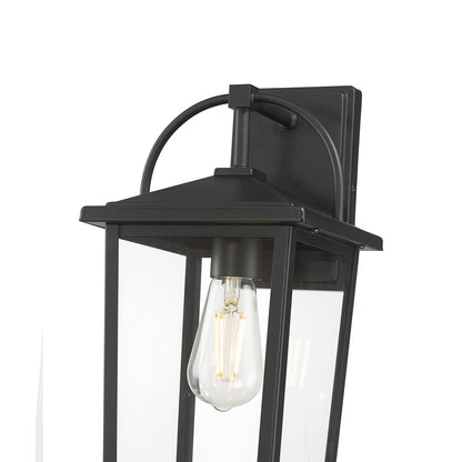 Millennium Lighting Strathden 1Lt Outdoor Wall Sconce, Coated Black