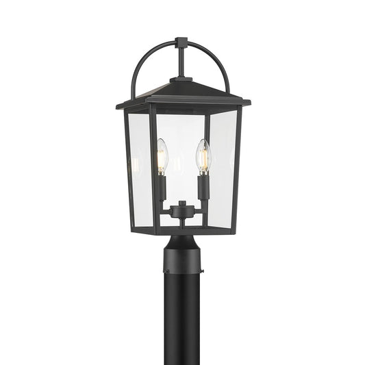 Millennium Lighting Strathden 2Lt Outdoor Post Light, Coated Black - 66302-PBK
