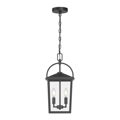 Millennium Lighting Strathden 2Lt Outdoor Pendant, Coated Black