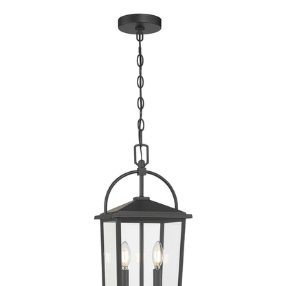 Millennium Lighting Strathden 2Lt Outdoor Pendant, Coated Black