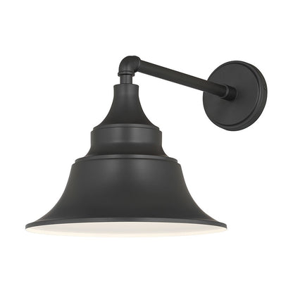Millennium Lighting Varnel 1Lt Outdoor Wall Sconce, Coated Black - 67001-PBK