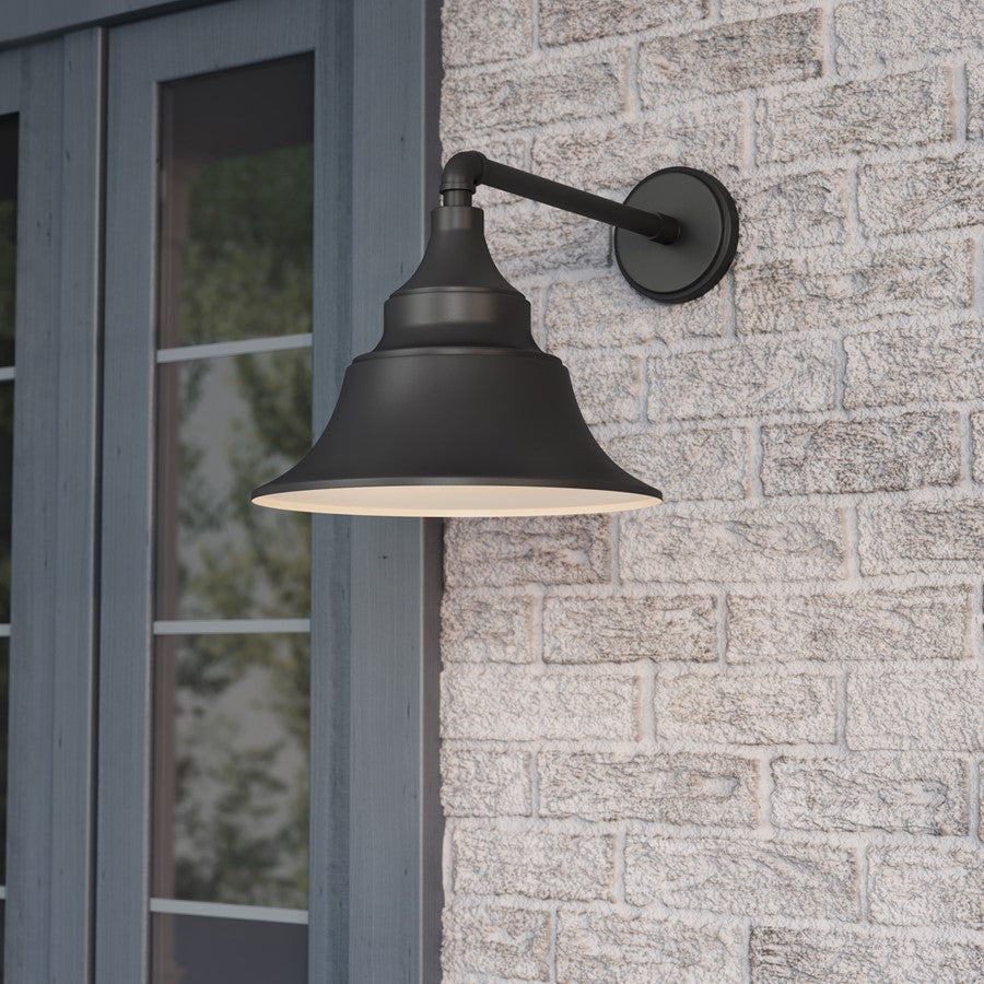 Millennium Lighting Varnel 1Lt Outdoor Wall Sconce, Coated Black
