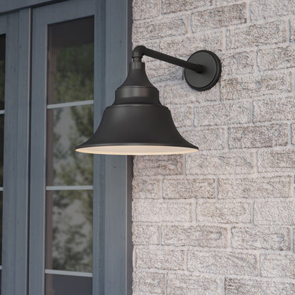 Millennium Lighting Varnel 1Lt Outdoor Wall Sconce, Coated Black