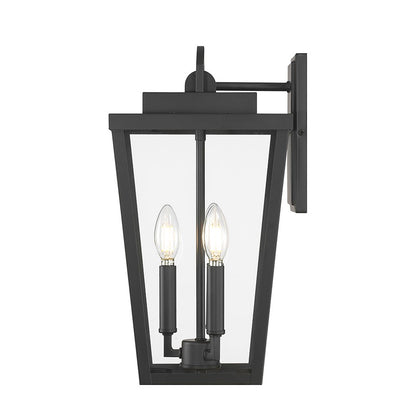 Millennium Lighting Brenwick 3Lt Outdoor Wall Sconce, Coated Black