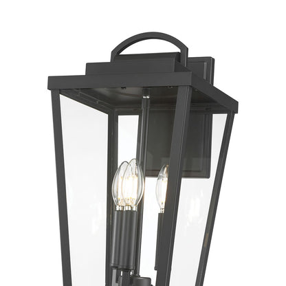 Millennium Lighting Brenwick 3Lt Outdoor Wall Sconce, Coated Black