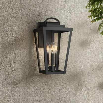 Millennium Lighting Brenwick 3Lt Outdoor Wall Sconce, Coated Black