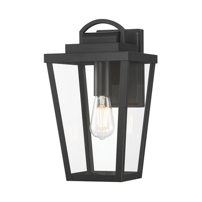 Millennium Lighting Brenwick 1Lt 15" Outdoor Wall Sconce, Black - 68201-PBK