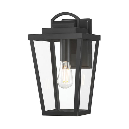 Millennium Lighting Brenwick 1Lt 15" Outdoor Wall Sconce, Black - 68201-PBK