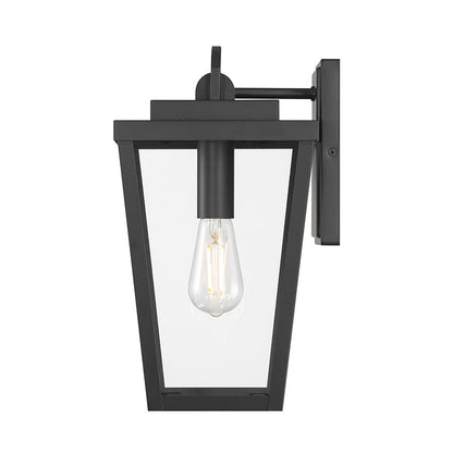 Millennium Lighting Brenwick 1Lt 15" Outdoor Wall Sconce, Black