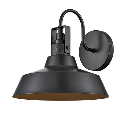Millennium Lighting Axell 1Lt 10" Outdoor Wall Sconce, Black - 71101-PBK