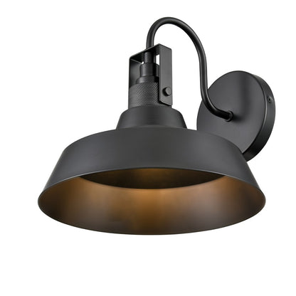 Millennium Lighting Axell 1Lt 10" Outdoor Wall Sconce, Black