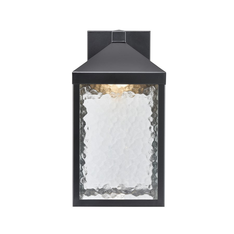 Millennium Lighting Aaron 15" Outdoor Wall Sconce, Black/Clear - 72101-PBK