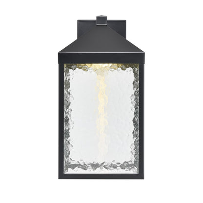 Millennium Lighting Aaron 18" Outdoor Wall Sconce, Black/Clear - 72201-PBK