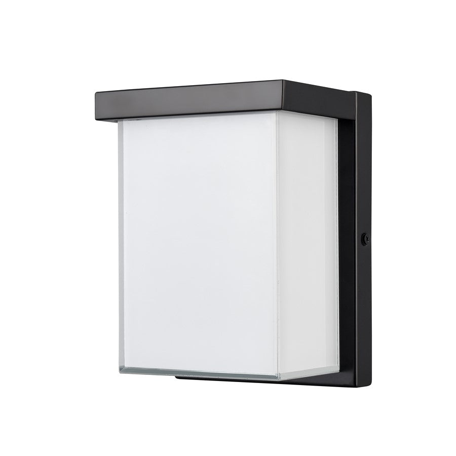 Millennium Lighting Sommar 8" Outdoor LED Wall Sconce, Black/White