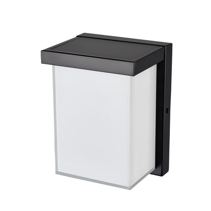 Millennium Lighting Sommar 8" Outdoor LED Wall Sconce, Black/White