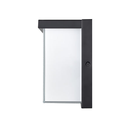 Millennium Lighting Sommar 8" Outdoor LED Wall Sconce, Black/White