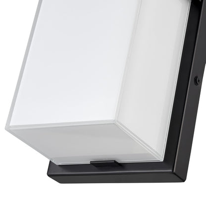 Millennium Lighting Sommar 8" Outdoor LED Wall Sconce, Black/White