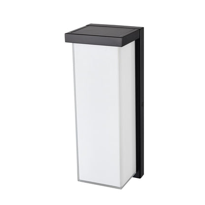 Millennium Lighting Sommar 14" Outdoor LED Wall Sconce, Black/White