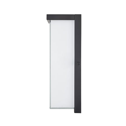 Millennium Lighting Sommar 14" Outdoor LED Wall Sconce, Black/White