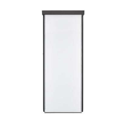 Millennium Lighting Sommar Outdoor LED Wall Sconce, Black/White - 74301-PBK