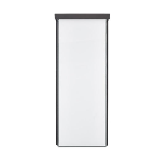 Millennium Lighting Sommar Outdoor LED Wall Sconce, Black/White - 74301-PBK