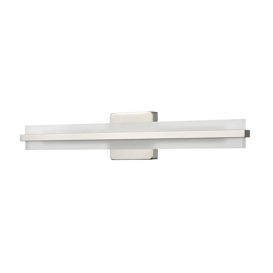 Millennium Lighting Troy Selectable 24" LED Vanity Light, Nickel/White