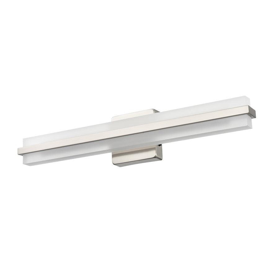 Millennium Lighting Troy Selectable 24" LED Vanity Light, Nickel/White