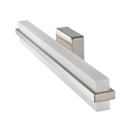 Millennium Lighting Troy Selectable 24" LED Vanity Light, Nickel/White
