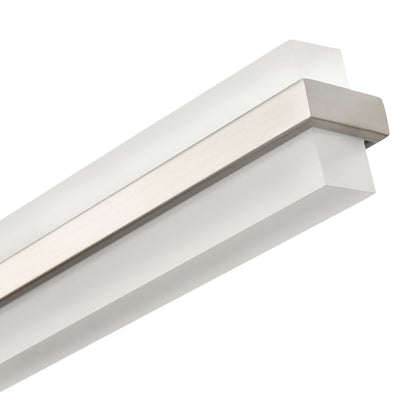 Millennium Lighting Troy Selectable 32" LED Vanity Light, Nickel/White