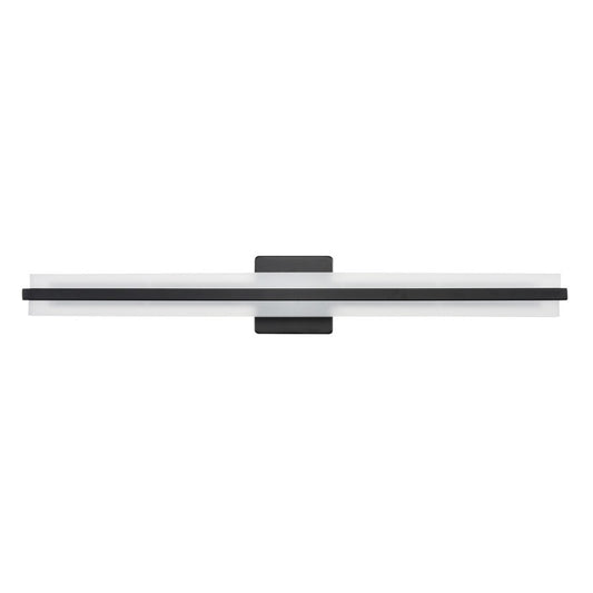 Millennium Lighting Troy Selectable 32" LED Vanity Light, Black/White - 7551-MB