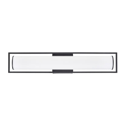 Millennium Lighting Teylor Selectable 24" LED Vanity, Black/White - 7601-MB