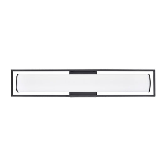 Millennium Lighting Teylor Selectable 24" LED Vanity, Black/White - 7601-MB