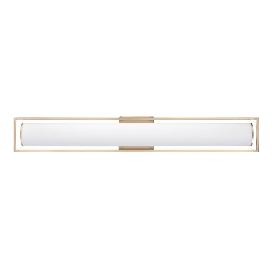 Millennium Lighting Teylor Selectable 32" LED Vanity Light, Gold/White - 7661-MG