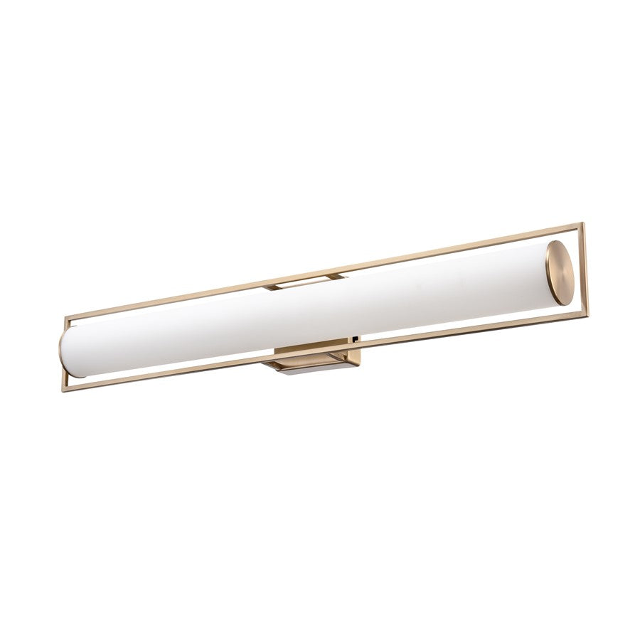 Millennium Lighting Teylor Selectable 32" LED Vanity Light, Gold/White