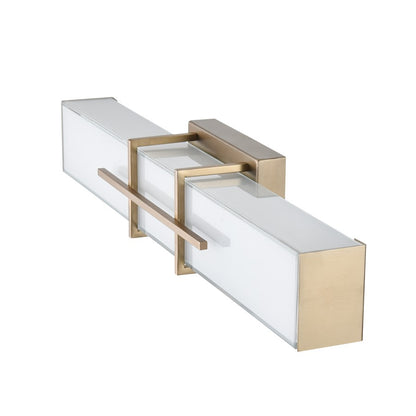 Millennium Lighting Tocco Selectable24" LED Vanity Light, Gold/White