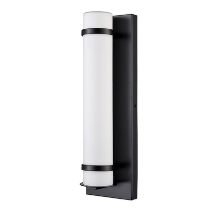 Millennium Lighting Outdoor LED Wall Sconce, Black/White