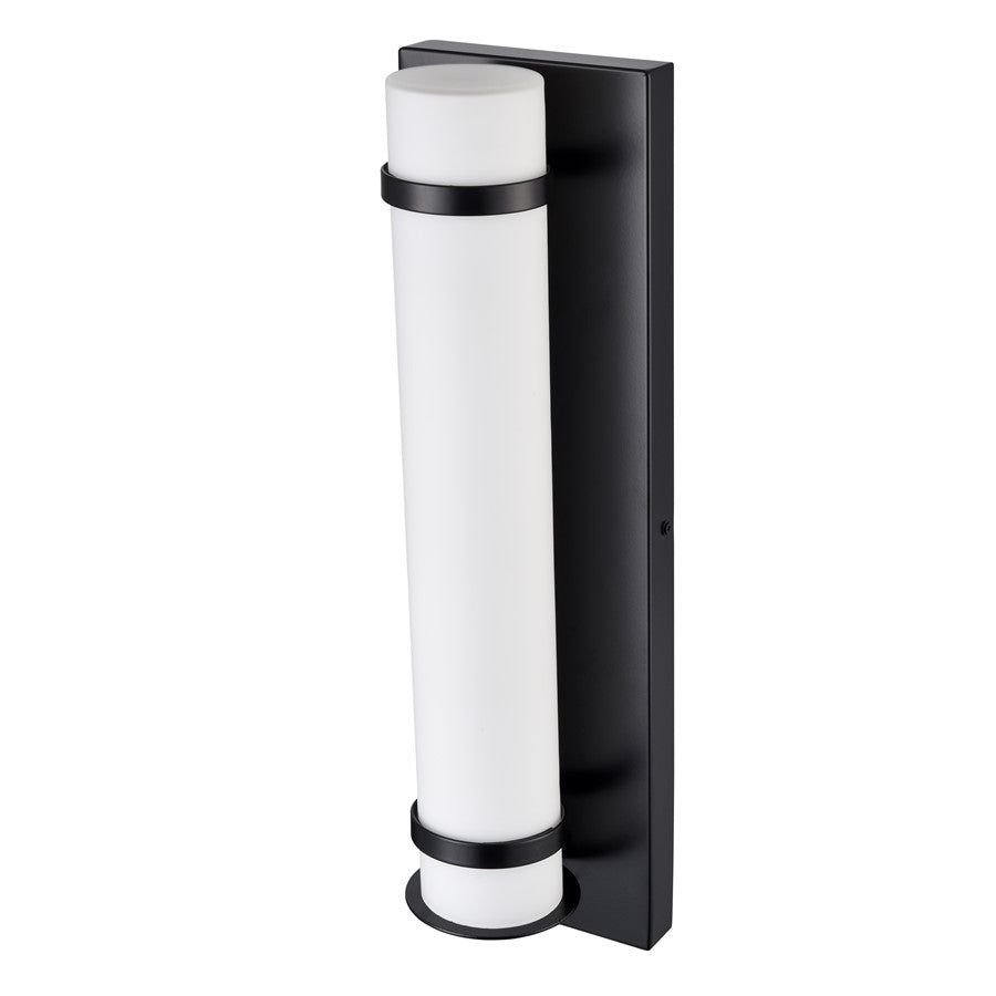 Millennium Lighting Outdoor LED Wall Sconce, Black/White